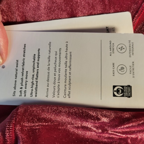 Athleta Elation Velvet Tight - Picture 3 of 5